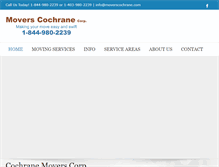 Tablet Screenshot of moverscochrane.com
